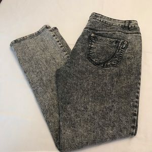 Acid Wash Straight Jeans, Size 15, Strutt & Stroll, Women's Y2K Denim